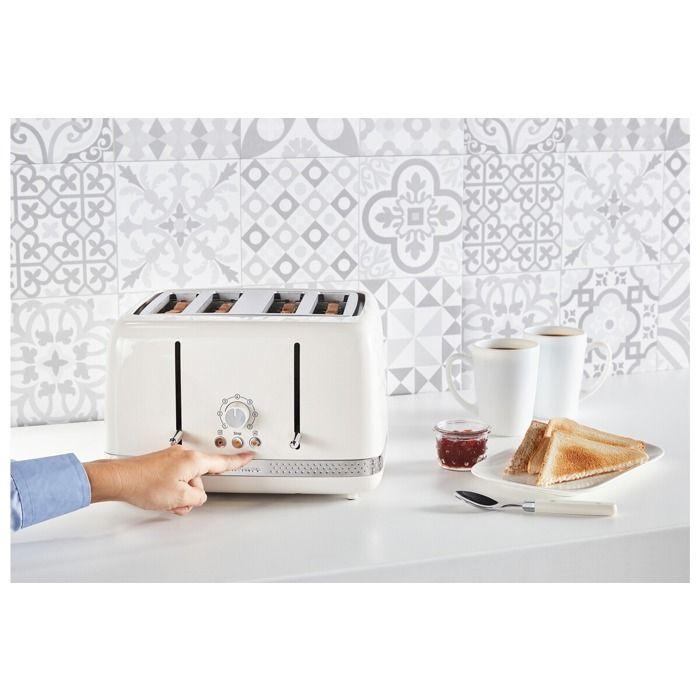 Grille-pain - moulinex - lt305a10 - 4 tranches - 1700w - ivoire