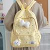 Schoolbag Schoolbag Junior High School Girls Girl Heart Atmosphere Polka Dot Bow Versatile High Value Female Student Backpack High School