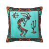 Afrikanische Stammes-Native American Kokopelli Kissenbezug xcm Samt Kissenhülle für Sofa Quadratischer Kissenbezug Heimdekoration