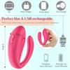 Vibration for Couple Triple Vagina Clitoris Stimulate Sex Toy For Adult G-Spot Dildo U Type Vibrator Wireless Remote Masturbator