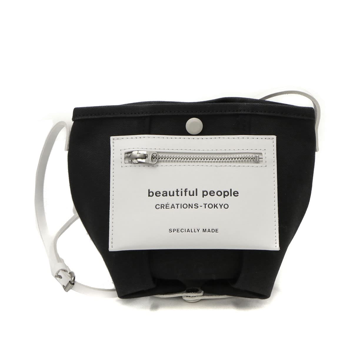 

lining logo pocket mini shoulder bag shoulder bag 611967 black [Beautiful People] чорний