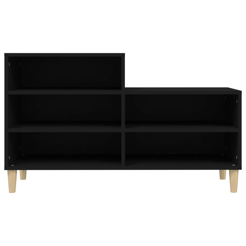 Shoe Rack Black 102 x 36 x 60 cm Engineered Wood