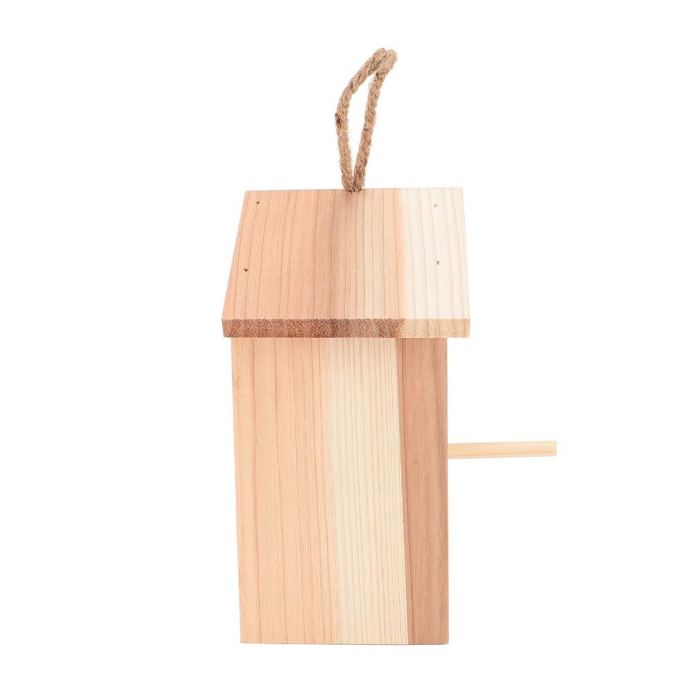 1pcs See Through Design Window Bird House Suction Cup Mount Transparent Bird House Outdoor Decor