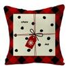 2022 Merry Christmas Home Decor Cushion Cover 45x45cm Cute Animals Cartoon Printed Throw Pillow Cover Xmas Decorative Pillowcase