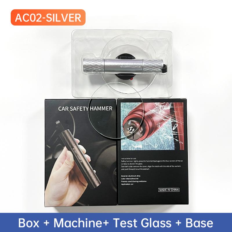 4-in-1 Mini Car Safety Hammer & Window Breaker for Emergency Escape