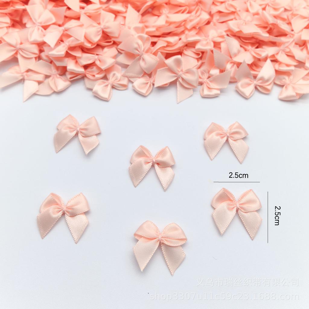 Bekleidungszubehör DIY Handgemacht Fadengebundenes Band Wickeln Mini Kleine Schleife Unterwäschezubehör