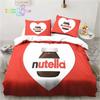 Kartonové povlečení Nutella Vzor Jednolůžko Dvojlůžko Plné Královna Král Velikost Postelový Set Pro Dospělé Děti Ložnice Povlečení Dárek