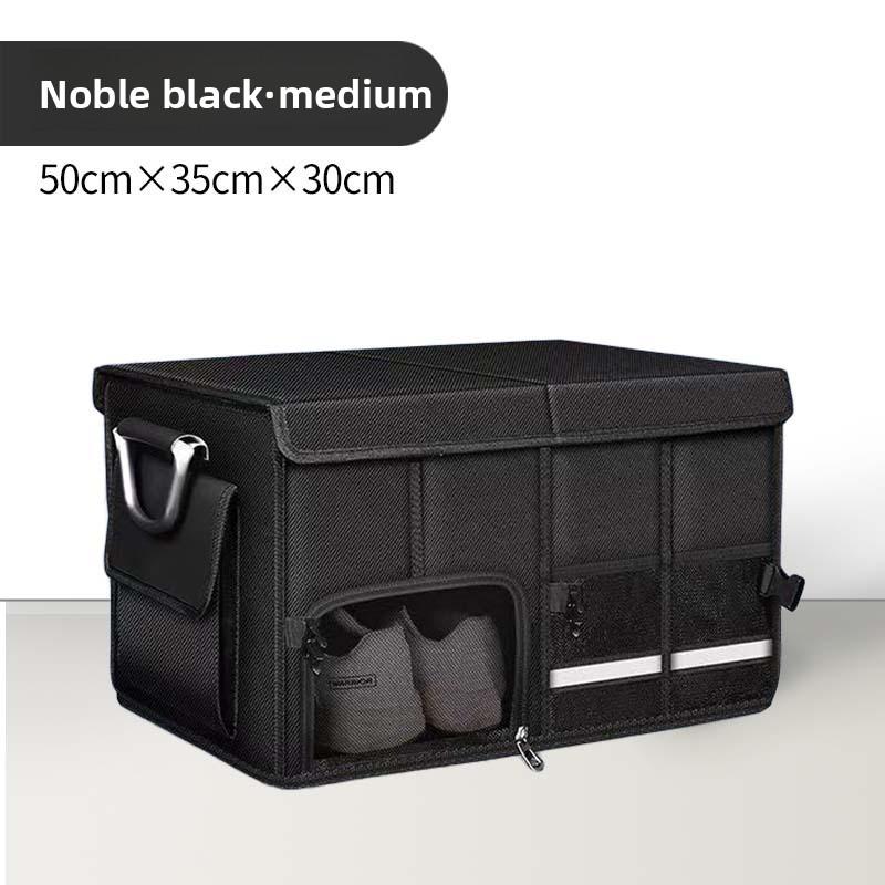 Portable Foldable Trunk Storage Box Waterproof Oxford Cloth Large Capacity Car Organizer for Camping Fishing Universal