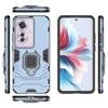 For Oppo Reno11 F 5G Case PC+TPU Dual Layer Hybrid Phone Cover with Ring Holder