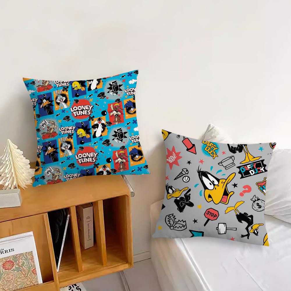 cushion Anime cover Living Cute B-Bugs Room Headboard Bedroom Office Cushion Cushion Cartoon Sofa Nap Time B-Bunny Pillow Case