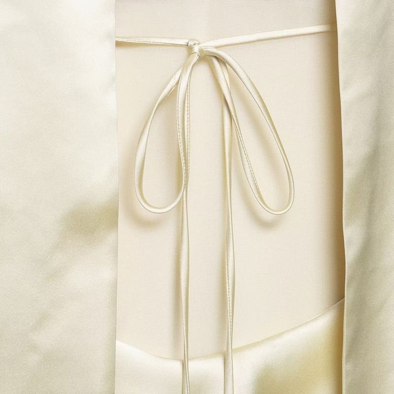 Kaslead New Women clothes Western Style Thin Scarf with Silk Satin Texture Dress 8033331 727