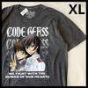 [USED] Rare Gold Geass Lelouch & Suzaku Anime T-shirt, Size XL, with Tags