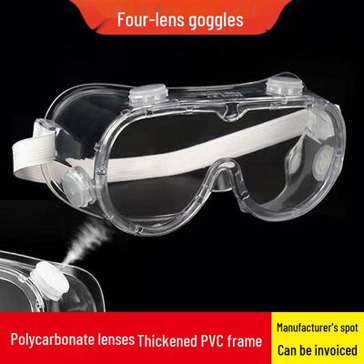 Gafas de Seguridad con Borde Suave Antivaho a Prueba de Polvo con Lente de PC Resistente a Impactos