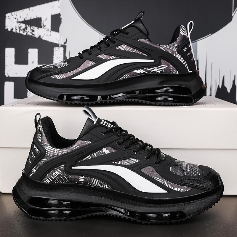 Outdoorová obuv pro muže šněrovací pánské vulkanizované boty zimní muž tenisky na platformě smíšené barvy pánská obuv pro volný čas