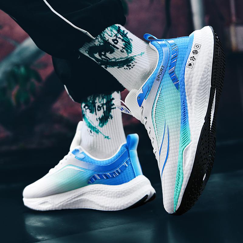 Fashion Men's Sports Shoes Lightweight Shock-absorbing Casual Shoe Outdoor Professional Basketball Tennis Breathable Non-slip Sneakers