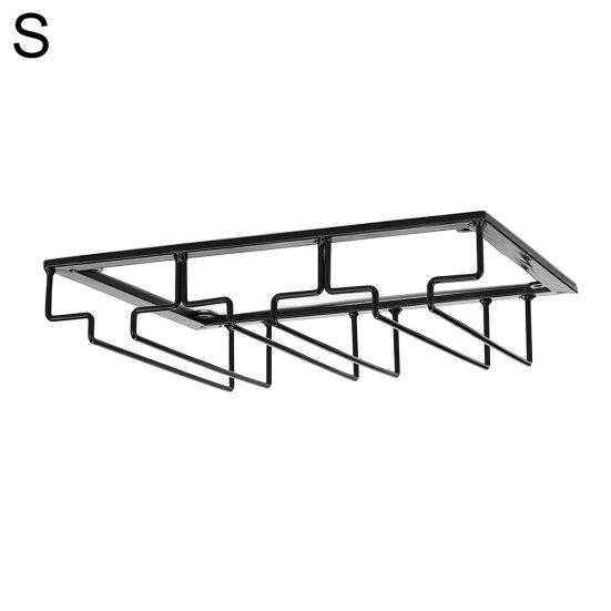 Soporte para copas de vino, soporte para colgar en la parte superior, organizador de soporte de exhibición para copas