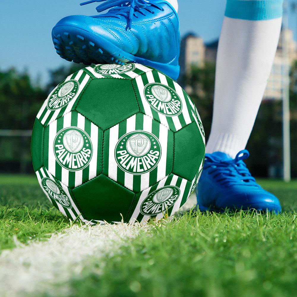 SE Palmeiras football club Pallone da Calcio Indoor Misura 5 Colorato Cucito a Macchina PVC Pronto per la Competizione Resistente Alta Rimbalzabilità