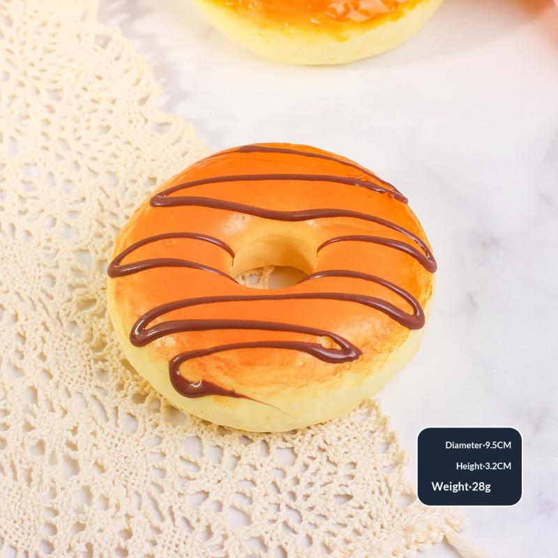 1Pcs Anti Stress Relief Toys Simulation Bread Toast Donuts Slow Rising Rebound Squeeze Toy For Kids Adults Desktop Decor