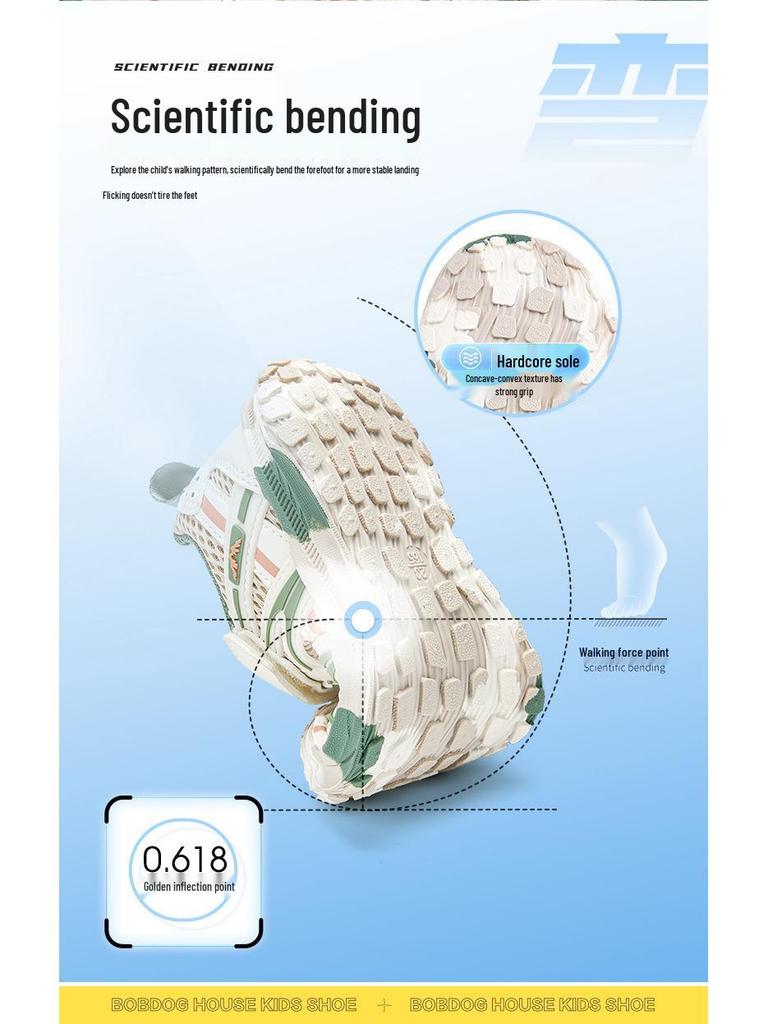 Babudou 2024 Breathable Mesh Shoes for Toddlers - Summer Sports Sneakers for Boys & Girls