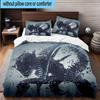3PCS Alien Horror Artwork 3pcs Bedding,Including 3PCS Duvet Cover And 2pcs Pillowcases Perfect for Christmas,Ideal for Bedroom, Dormitory