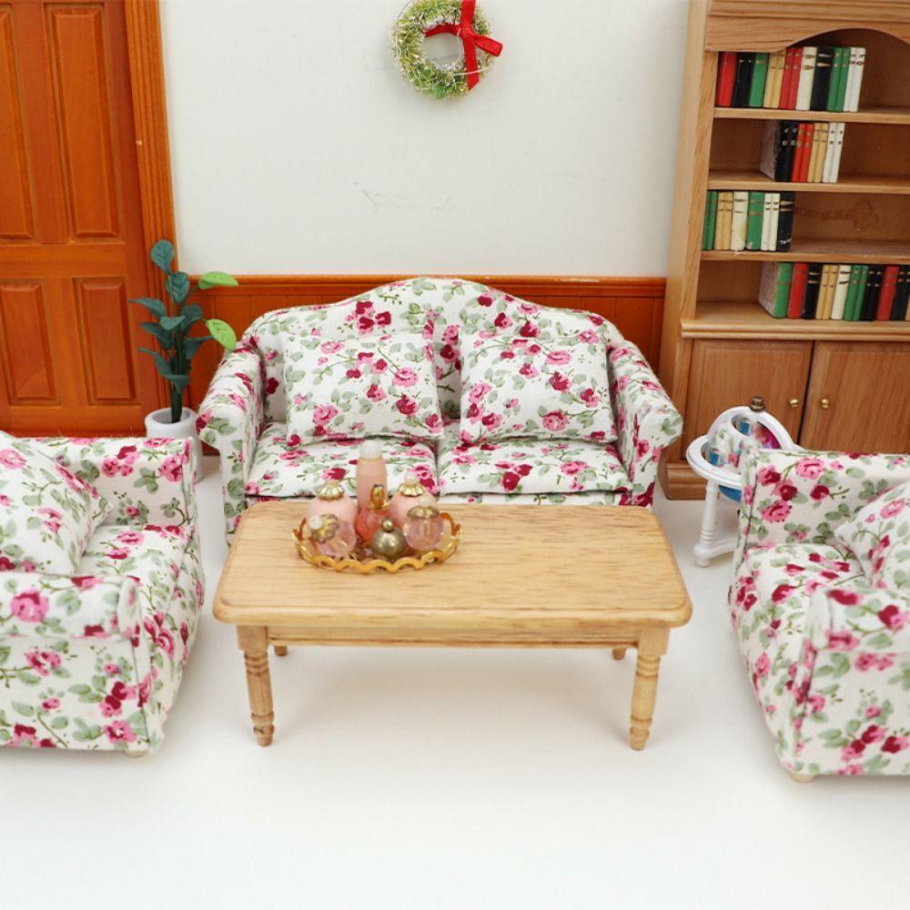 Mini 1:12 Dolls Sofa Pillows Set Miniature Doll House Accessories Children Toys Gift