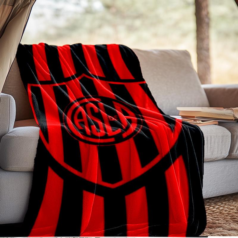 Club Atletico San Lorenzo Blanket Outdoor Flannel Blanket for Camping, Hiking, Garden Parties, Picnic Essentials,gift for family and friends