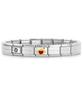 Nomination Armband Stahl Composable Home Mit Herz Stahl-Set15
