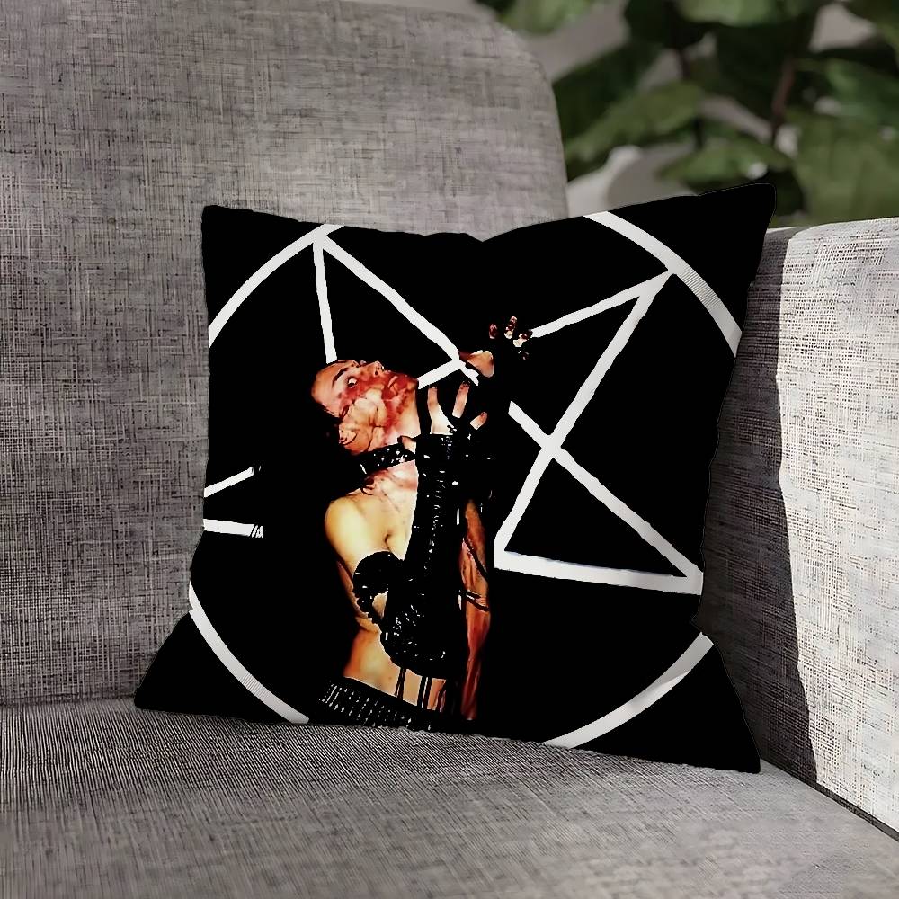 B-BathoryS Band Quorthon Throw Pillow Case For 45x45cm 40x40cm 55x55cm 50x50cm 30x30cm Square Car Pillowcase Shell