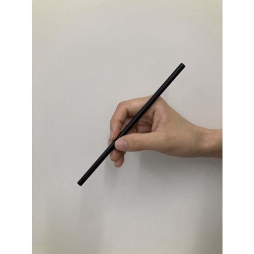 Shibase Kogyo 407 Diamond Straws, Straight, 17cm, 500 Straws, Black