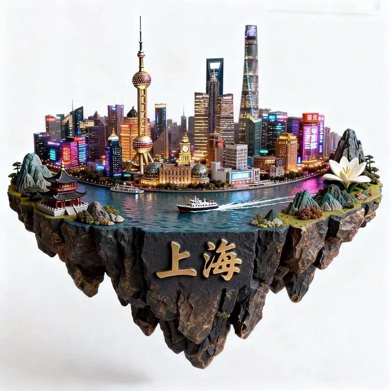 Souvenirs de voyage en Chine Aimants de réfrigérateur Huangshan Beijign Hangzhou Suzhou Shenzhen Shanghai Xiamen Autocollants de réfrigérateur Cadeaux d'anniversaire