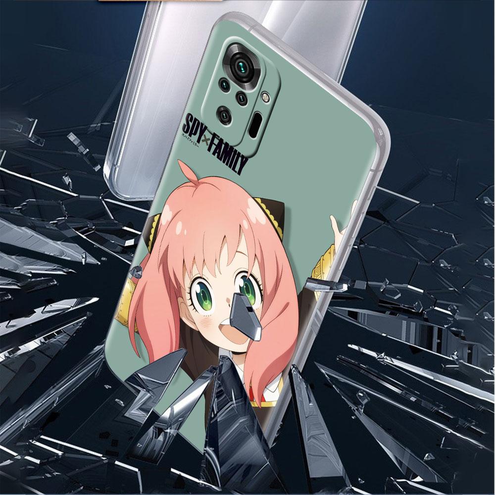 ShockProof Phone Case for Redmi Note 11 11E 10 9 8 Pro 11S 9S 10S K40 9A 9C 8T 7 10C 9t 9s Soft Cover Latest Comics Spy Family