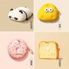 Cute Lying Panda Headphone Case For AirPods 4 (2024) Airpod Pro 1 2 3 Bluetooth Earbuds Charging Box Protective Earphone Cover