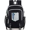 Riman My Hero Academy, Surrounding Backpack, Large-capacity Computer Bag with USB Port, Student Schoolbag