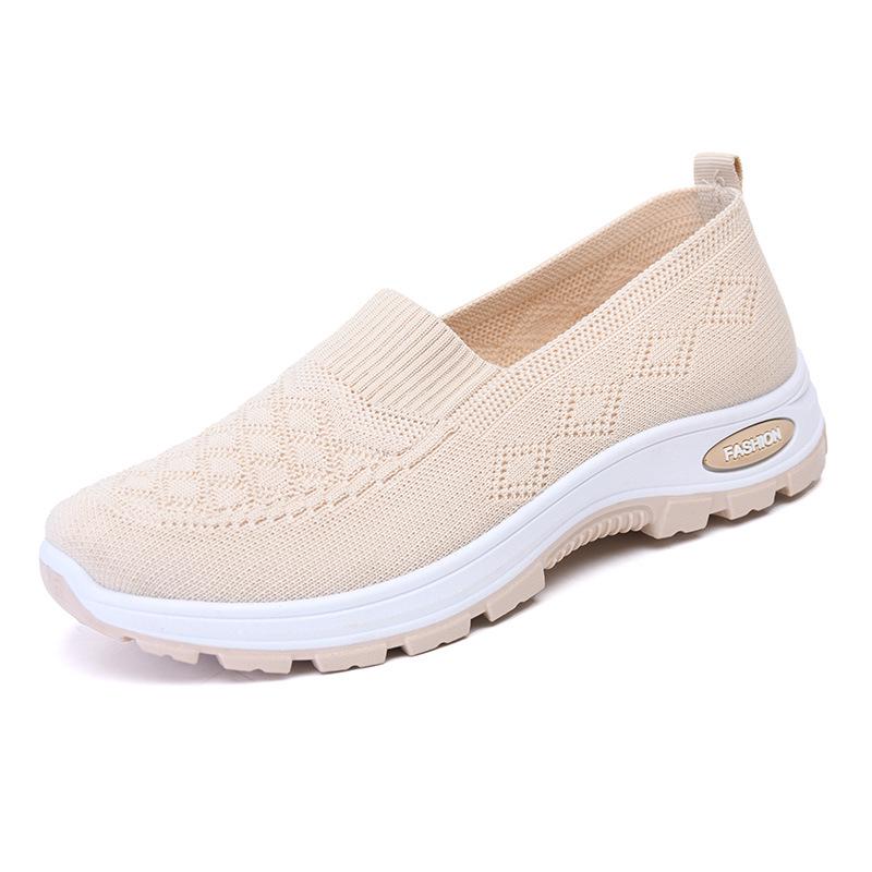 Women's Breathable Outdoor Casual Spring Shoes - Comfortable for Middle-aged and Elderly