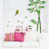 2pcs/set Large Bamboo Wall Sticker Decal for Living Room Sofa TV Background Warm Home Decor Study Room Wall Art