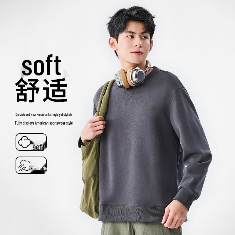 Baleno Men's S&K Series Heavyweight Round Neck Sweatshirt