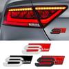 Adesivi Logo Auto Metallo S Line Stemmi Emblemi Portabagagli Parafango Decalcomanie Per Audi Q5 Q4 A4 A6 A7 A5 A3 Q3 Q2 A1 A8 TT S1 S3 Q7 SQ5 SQ7 SQ3