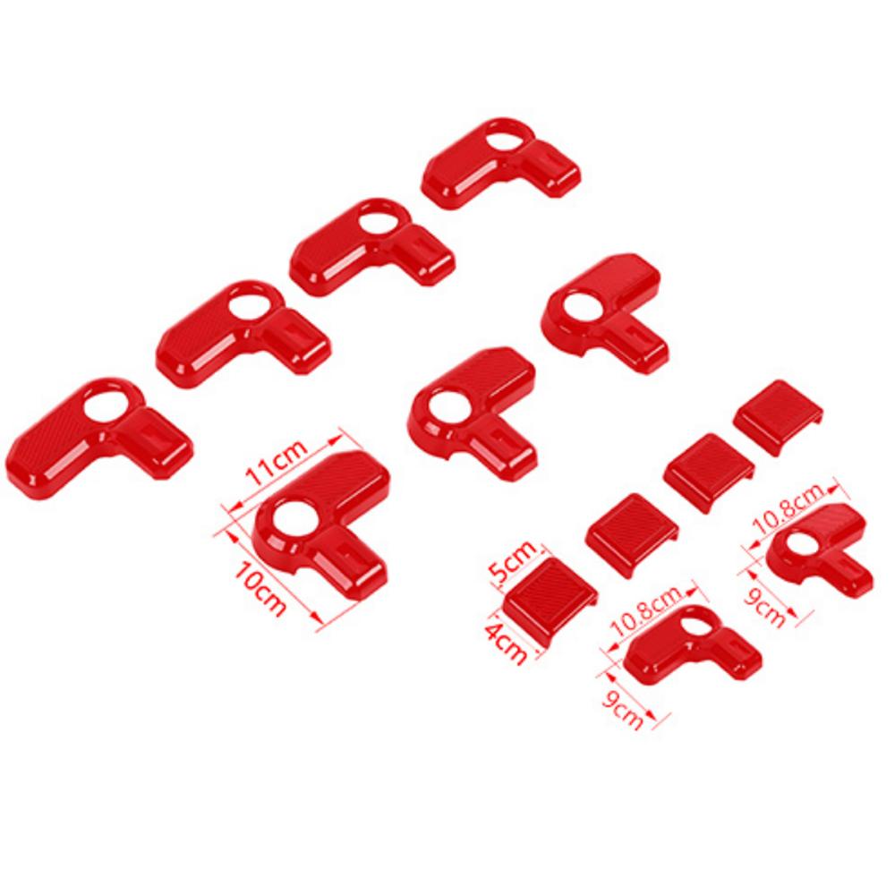 13PCS Interruptor de Demolición de Techo de Coche Manija de Techo Cubierta de Decoración Pegatinas para Ford Bronco Sport 2022 2023 Interior