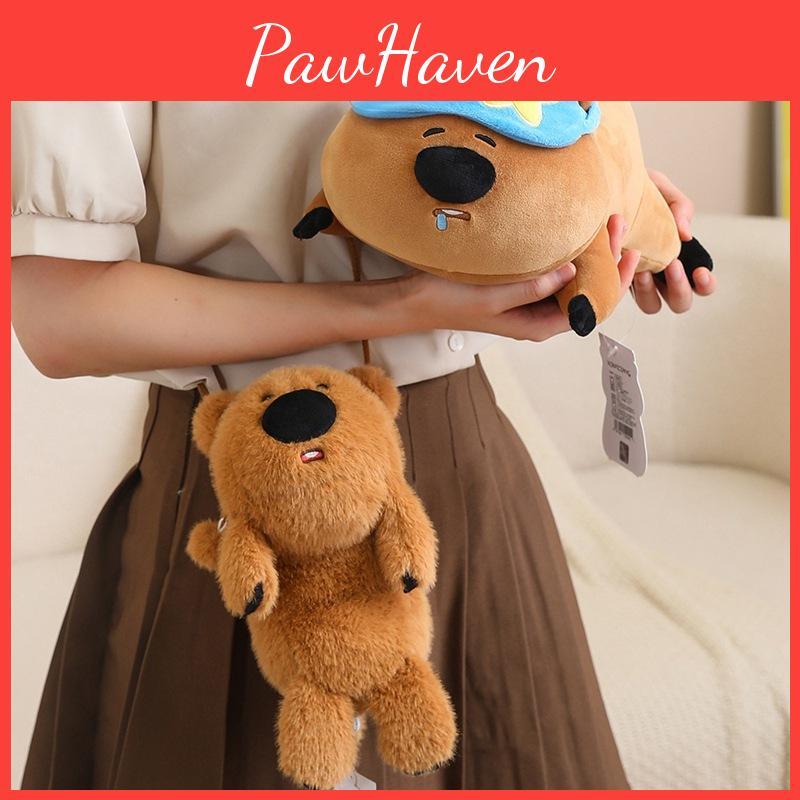 Capybara Keychain Cartoon Plush Dolls Pendant Childrens Toys Birthday Gifts