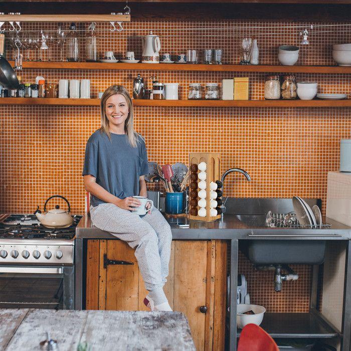 Distributeur de capsules - Relaxdays - Rotatif - Bambou - 40,5x14x14 cm - 8 rangs