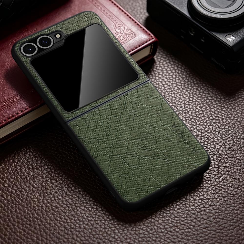 Phone Case: Minimalist Luxury Style Phone Case for Samsung for Galaxy Z Flip 8 7 FE 6 5 4 3 Scratch-resistant Protection for Galaxy Z Flip8 Case