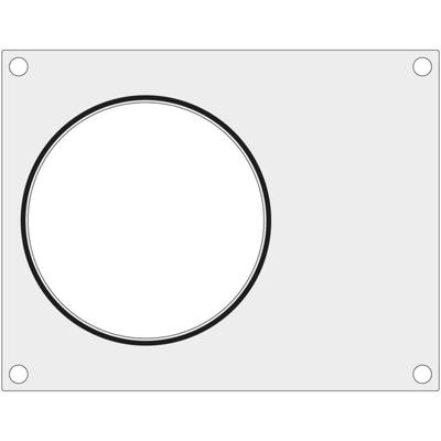 Form Matrix for the CAS CDS01 Sealing Machine for a Soup Container of Diameter 165 Mm Hendi 805411