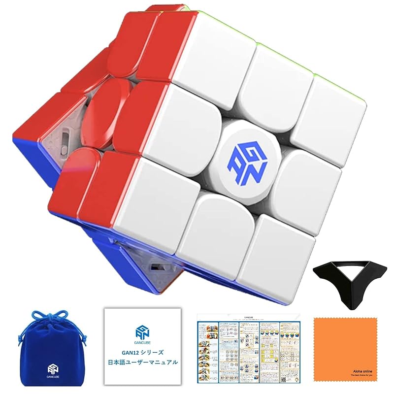 

Кубик 3x3 GAN12 M Leap Матовый [Японская инструкция & Японская версия инструкция по решению 6 сторон & подставка С чистящей салфеткой] GANCUBE кубик ган