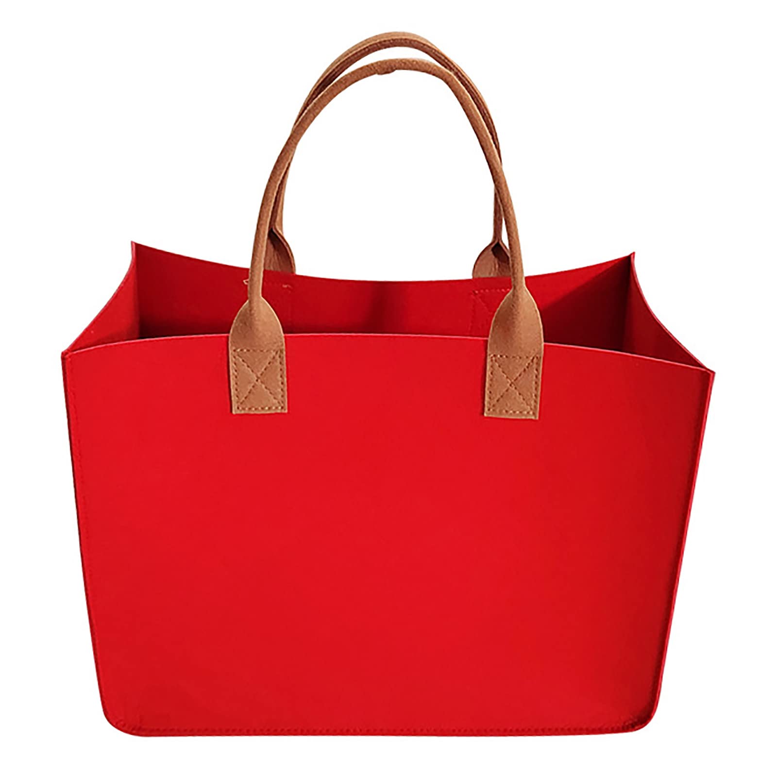 

A4 Size Bag-in-Bag, Large Capacity, Felt Fabric, Wide Gusset, Lightweight, Foldable, Stands Up, Holds Its Shape, Simple Storage, Color-A, 403020cm