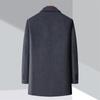 Winter Double-sided Wool Cashmere Coat Men's Wool Wool Mid-length Suit Collar Woolen Removable Down Liner Jacket