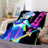 1Pc Chunli'S Dynamic Duo Blanket For Couch Bed Plush Cozy Fuzzy Blanket Super Soft Warm Blankets For Fall And Winter 0918208