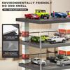 Shoucangjia 1/64 Scale Diorama Garage Model Car Display Case for Hot Wheels, Tomica, and Matchbox, Little Toy Car Storage Organizer