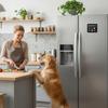 New Magnetic Pet Feeding Reminder For Dog & Cat Fed Sign -Daily Am/Pm Chart Slider Sign For Pet Fed And Pill Reminder Tool Decor