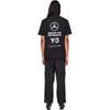 adidas Y-3 F1 Mercedes Logo Stack T-Shirt 'Black' Men's KR2373