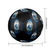 Atalanta BC logo Soccer Ball, colorful, suitable for all ages, machine-stitched, PVC material, competition grade,size5 , durable and high bounce